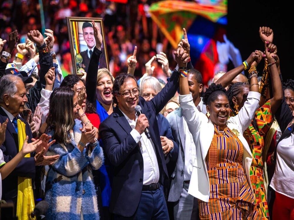 Gustavo Petro Urrego, elegido presidente de Colombia. Apartes de su discurso luego de conocerse los resultados.